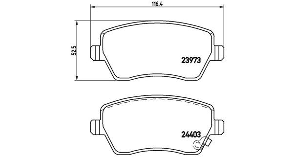 MAGNETI MARELLI Комплект тормозных колодок, дисковый тормоз 363700459050